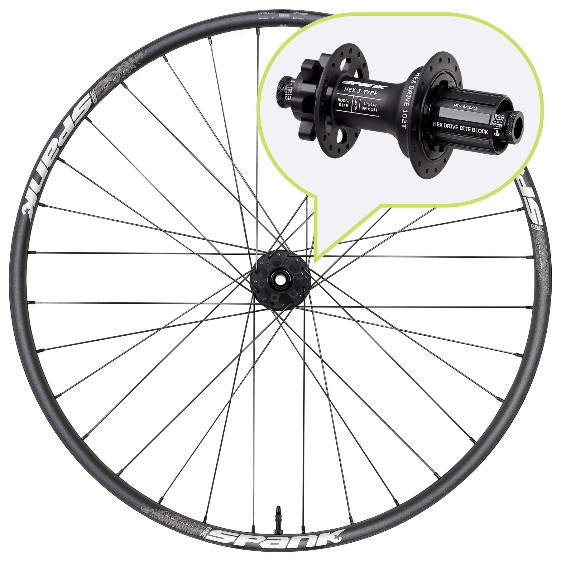 SPANK SPIKE 369 Rear Wheel – SPANK Industries SPANK SPIKE 369 Rear Wheel – SPANK Industries