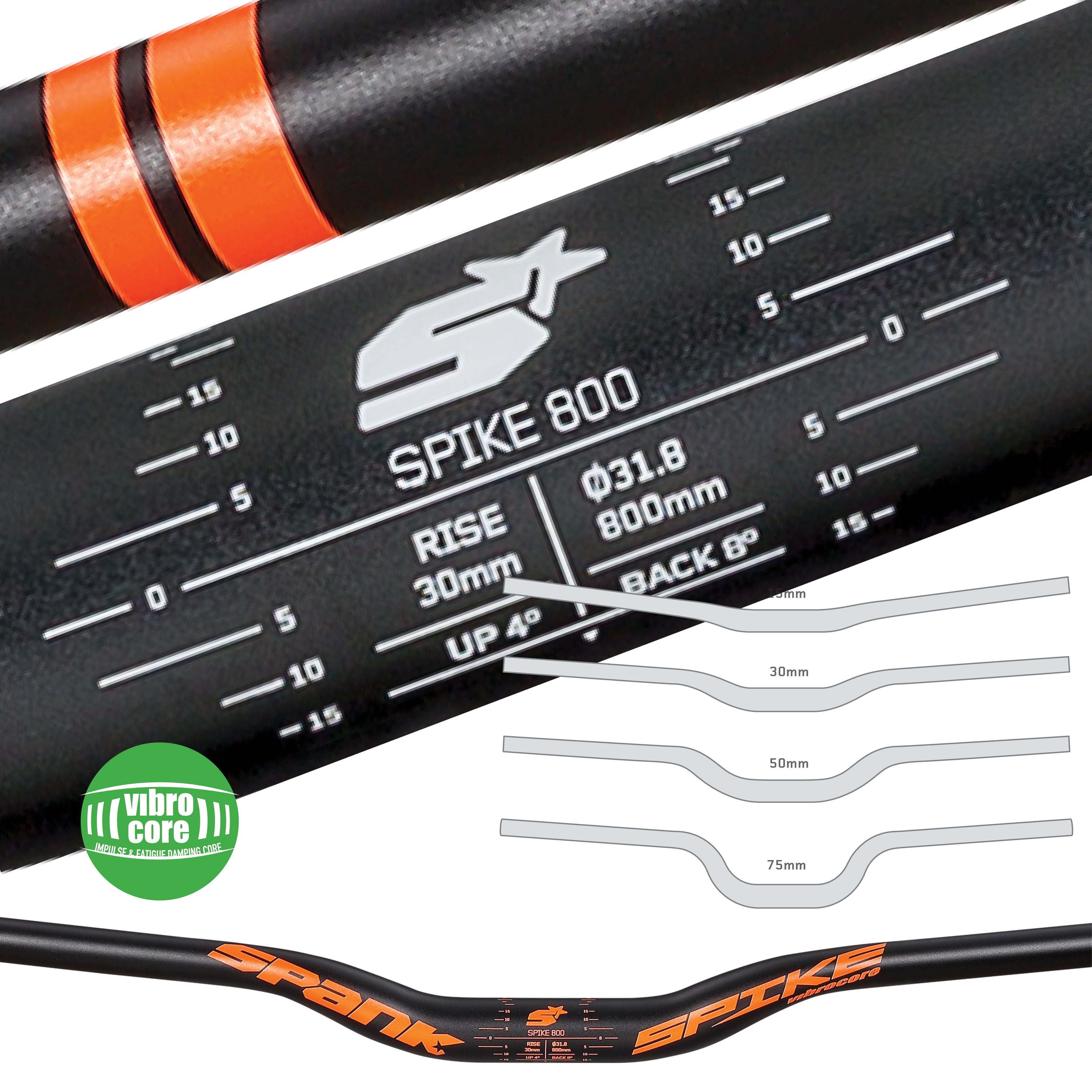 SPANK SPIKE 800 Vibrocore™ Bar – SPANK Industries