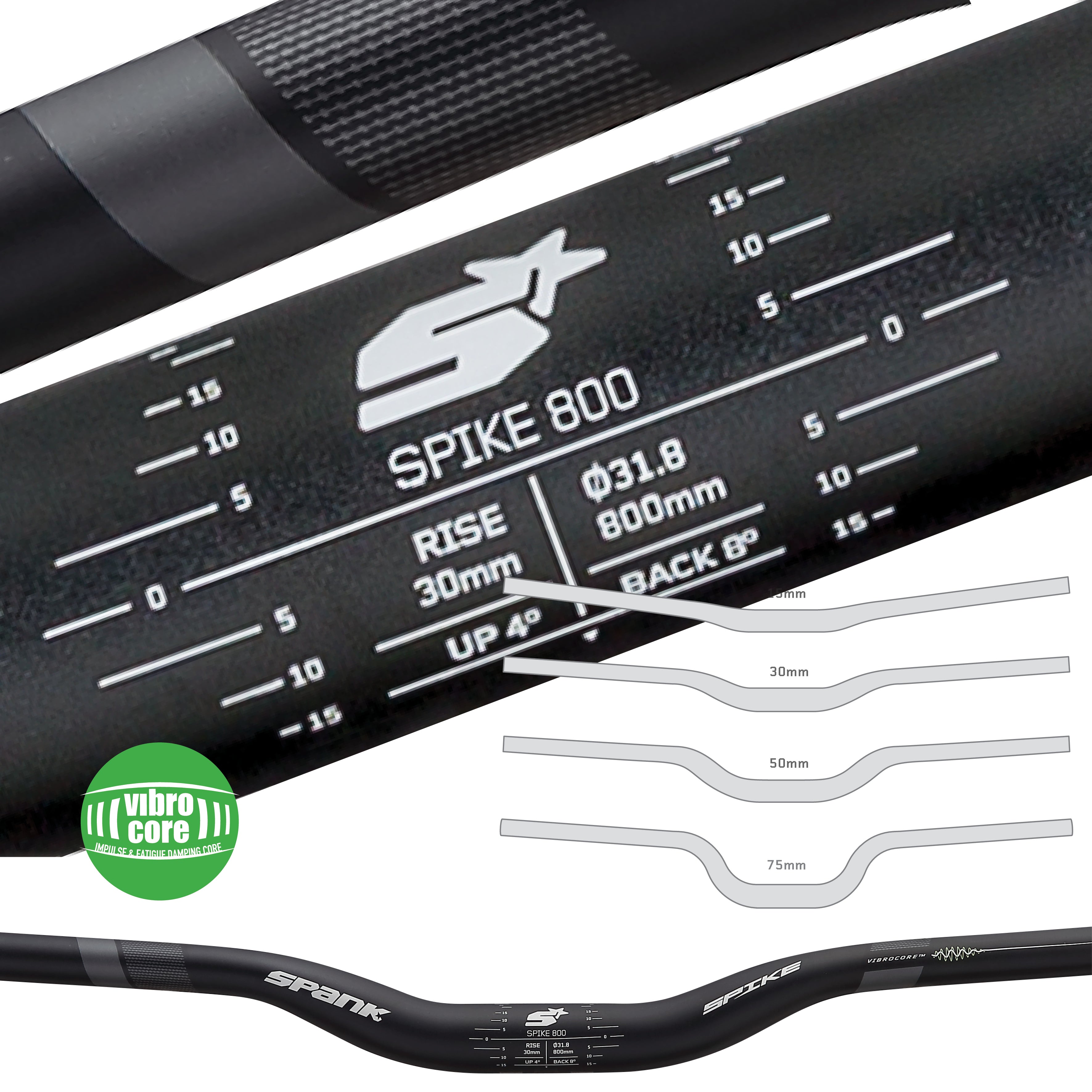 SPANK SPIKE 800 Vibrocore™ Bar – SPANK Industries